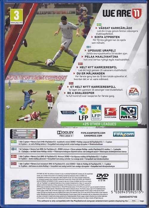 FIFA 11 - PS2 (B Grade) (Genbrug)